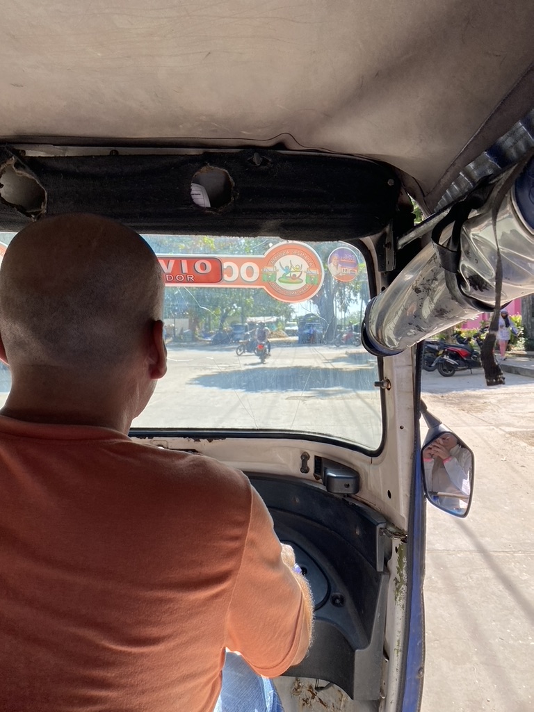 View from tuk tuk in Leticia, Sept 2023