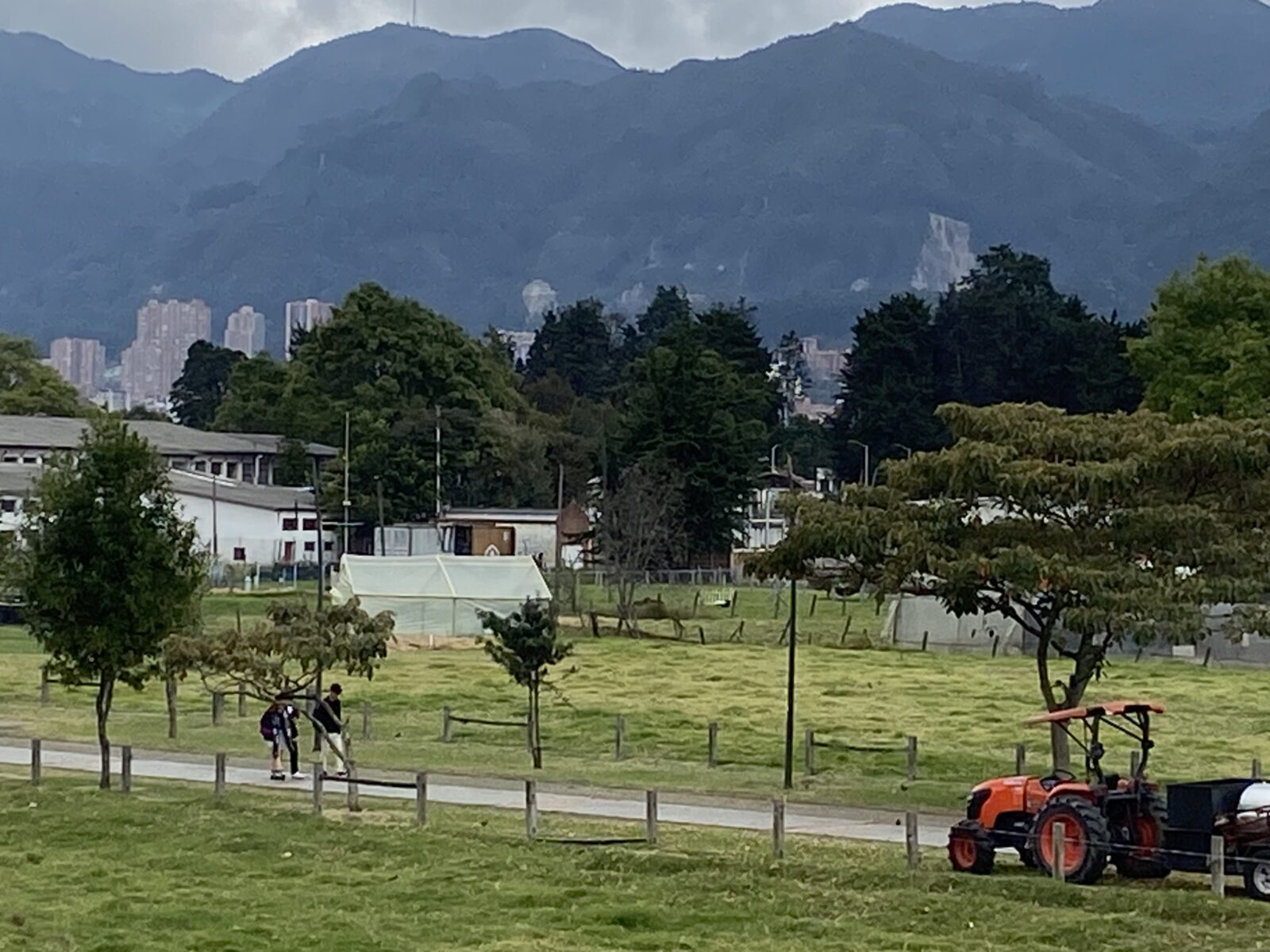 View from UNAL Bogota campus, Sept 2023