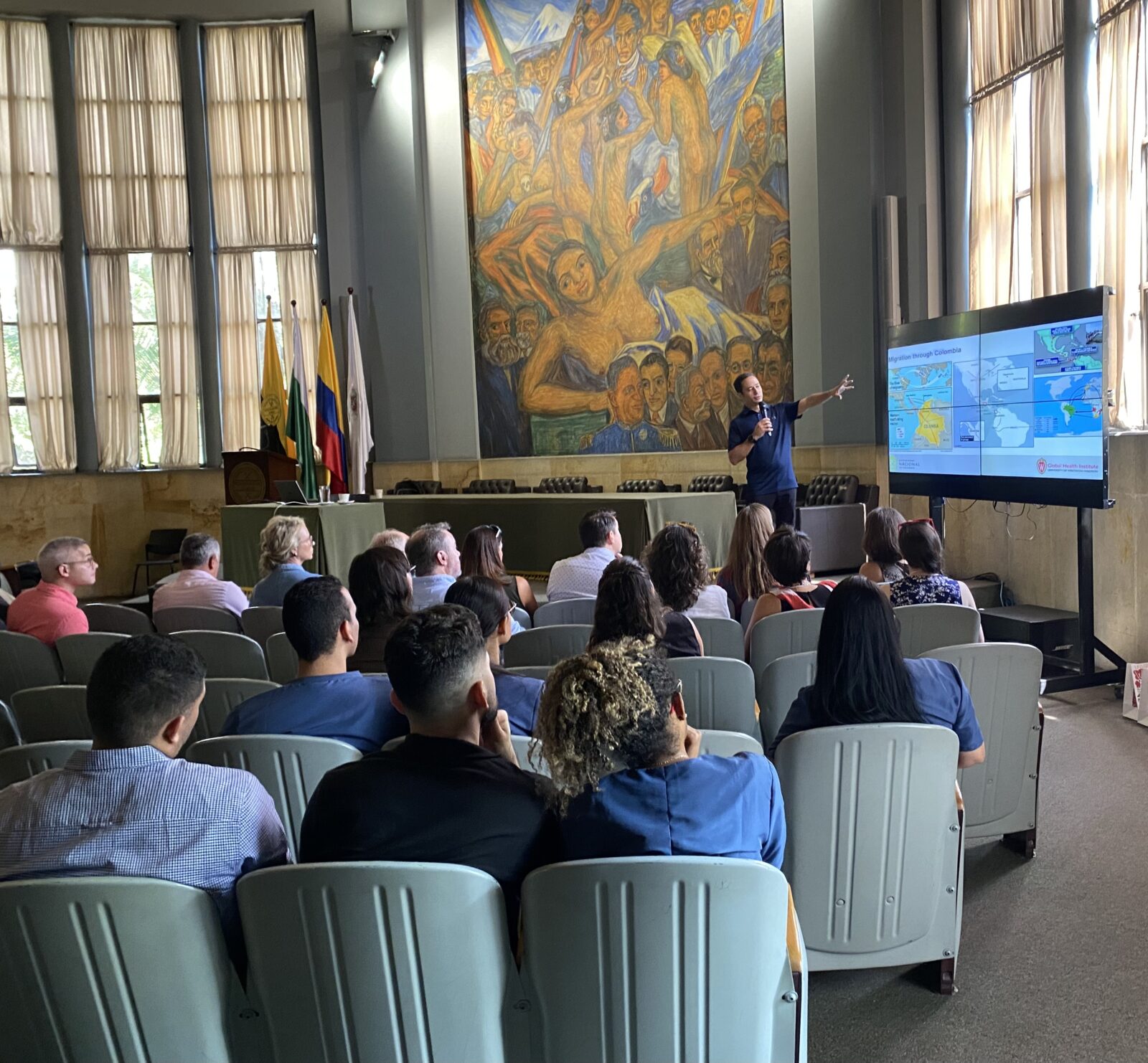 UW Madison delegation meeting at UNAL Faculty of Mines, Sept 2023
