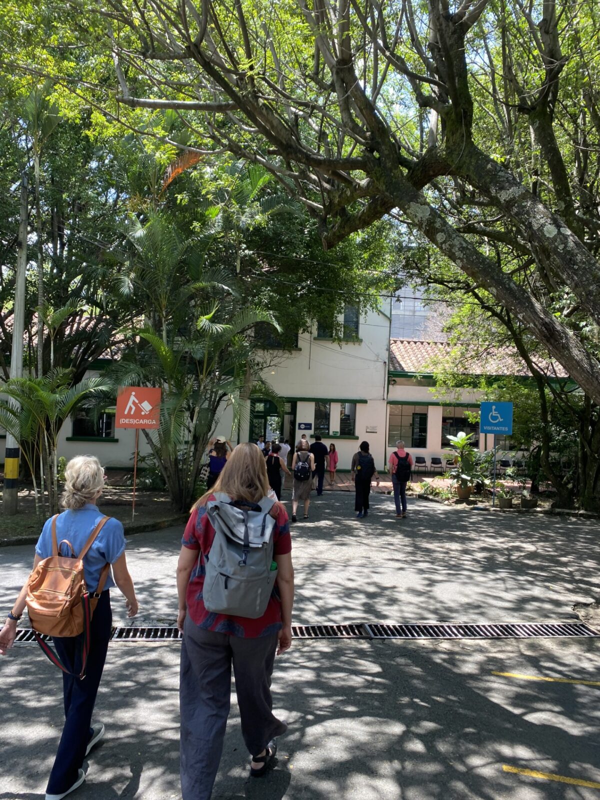 UW Madison delegation walking to the GHI OHC-Colombia in Medellin, Sept 2023