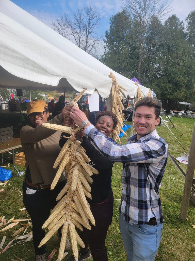 Jonathan Bryan on an outreach field trip to Oneida he did with other health professionals (Photo from J. Bryan)