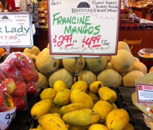 Mango consumption continues to increase in developed countries, and mangos from Haiti are high quality. They are popular at U.S. markets, including Brennan’s Market in Madison, Wisconsin.