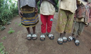 Making a better flip-flop to overcome illiteracy and disease