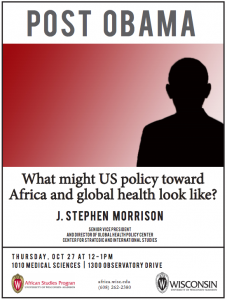 LECTURE: Post-Obama, what might US policy towards Africa and global health look like?