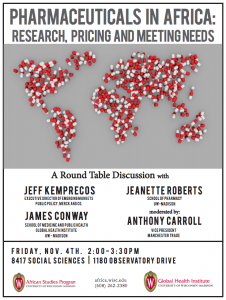 Pharmaceuticals in Africa: Research, Pricing and Meeting Needs