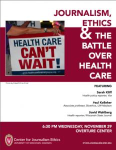 Journalism, Ethics & The Battle Over Health Care