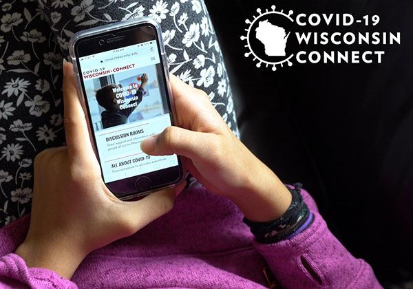 UW-Madison faculty, students help create a COVID-19 app for Wisconsinites