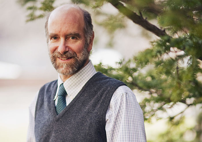 photo of Jonathan Patz near a tree