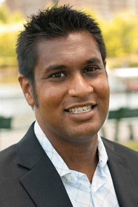 headshot of Kris Saha from UW Madison and Saha Lab